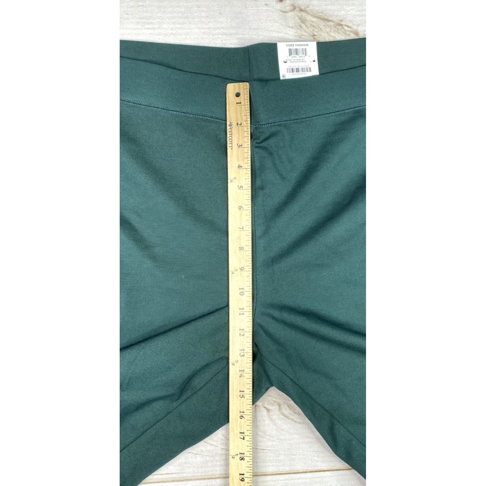 Vintage VINTAGE INC Concepts Legging Womens 28W Green Ponte Knit Pull-On Skinny Leg Pants NWT Size 28" / US 6 / IT 42 - 7 Thumbnail