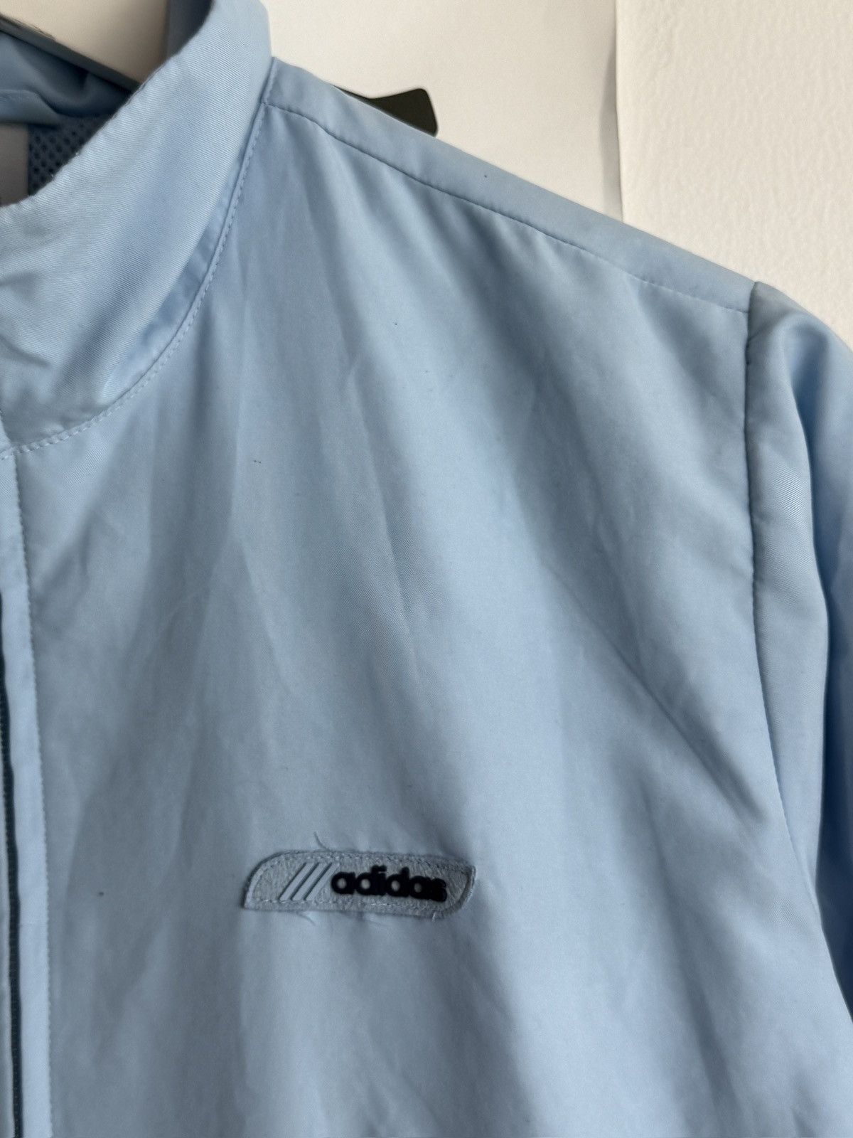 Adidas × Vintage VIntage y2k Adidas babyblue track jacket M blockcore skate Size US S / EU 44-46 / 1 - 3 Thumbnail