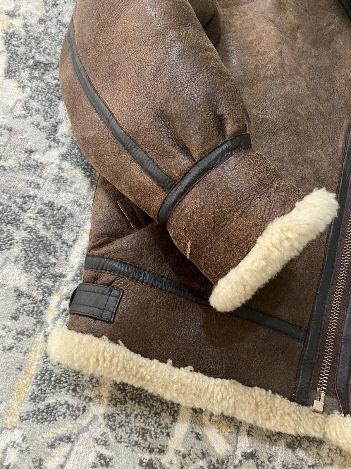 Vintage VINTAGE B3 WIND ARMOUR SHEEPSKIN SHERPA Size US L / EU 52-54 / 3 - 4 Thumbnail