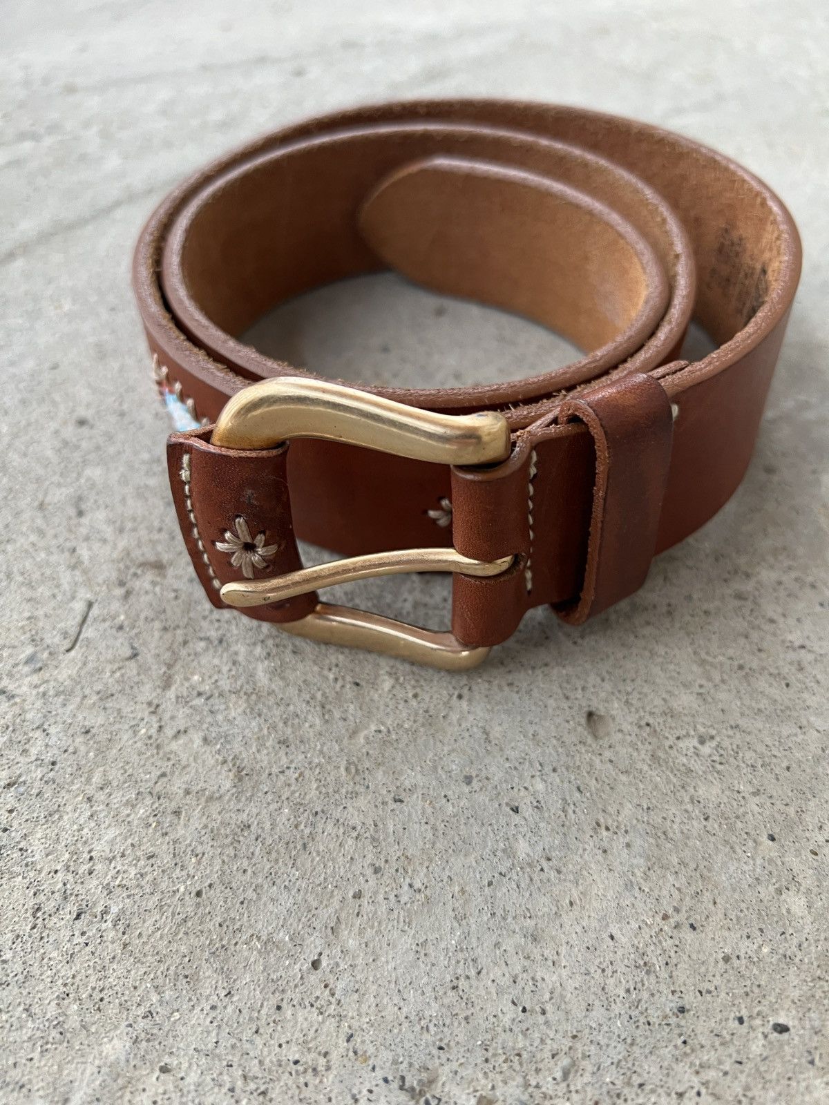 Gap GAP Leather Belt Size 30 Size ONE SIZE - 2 Thumbnail