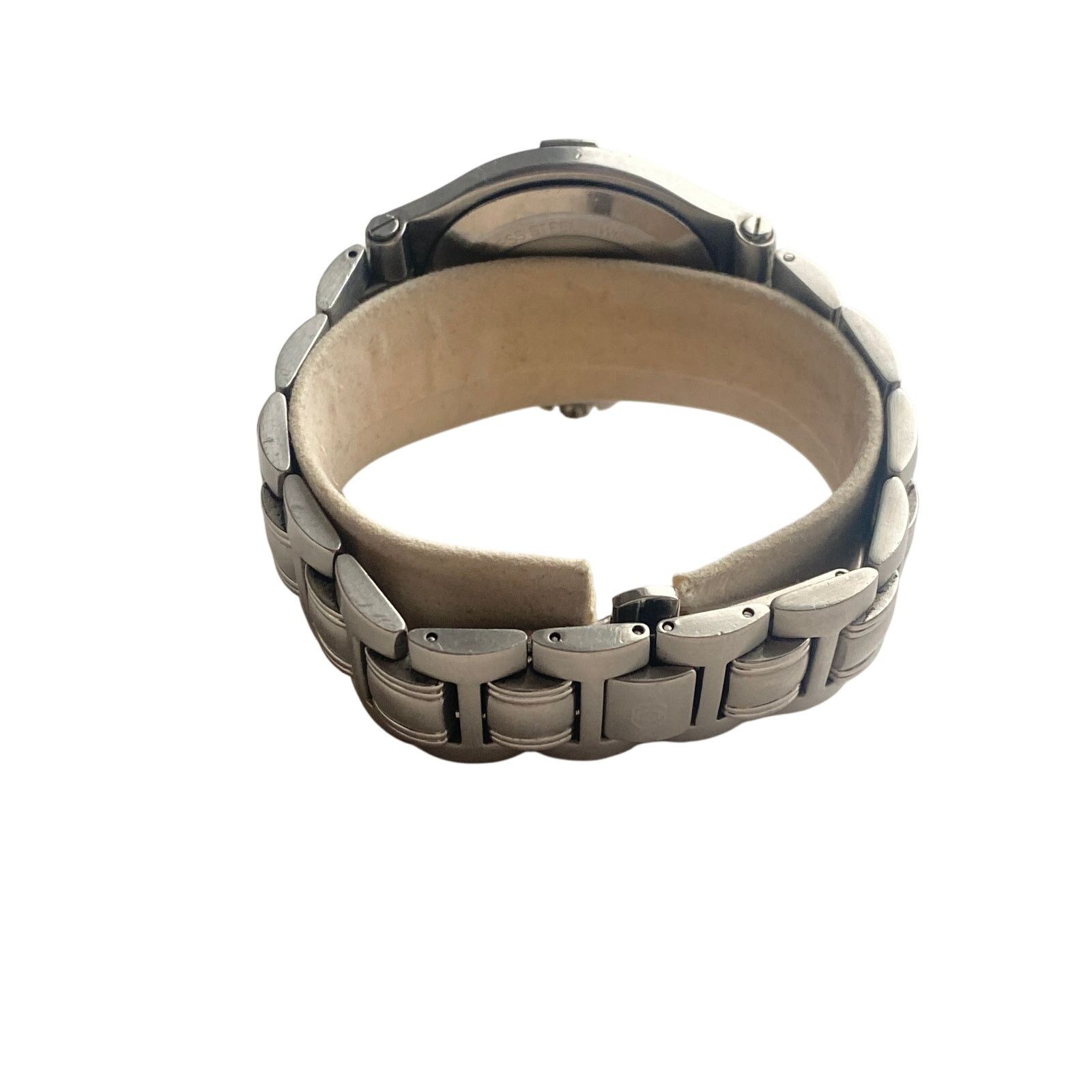 Gucci Gucci Authentic Stainless Steel Watch with Black Dial Size ONE SIZE - 4 Thumbnail