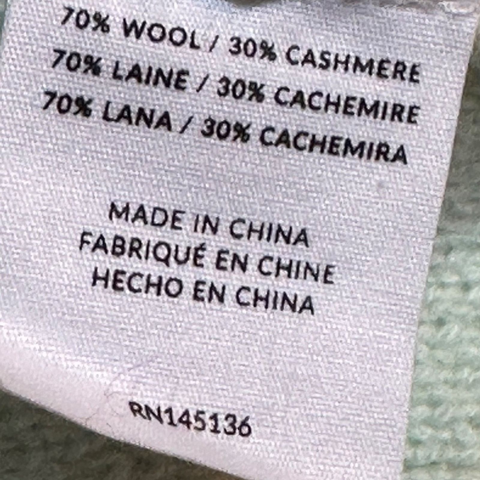 NAADAM Naadam Cashmino Marled Collared Cardigan Blue/White S Size S / US 4 / IT 40 - 13 Thumbnail