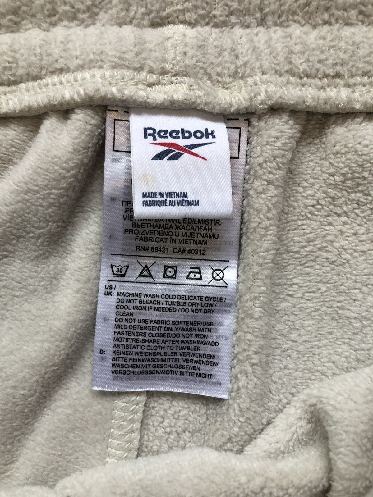 Reebok Fleece Pants Reebok Fleece small logo Size US 36 / EU 52 - 4 Thumbnail