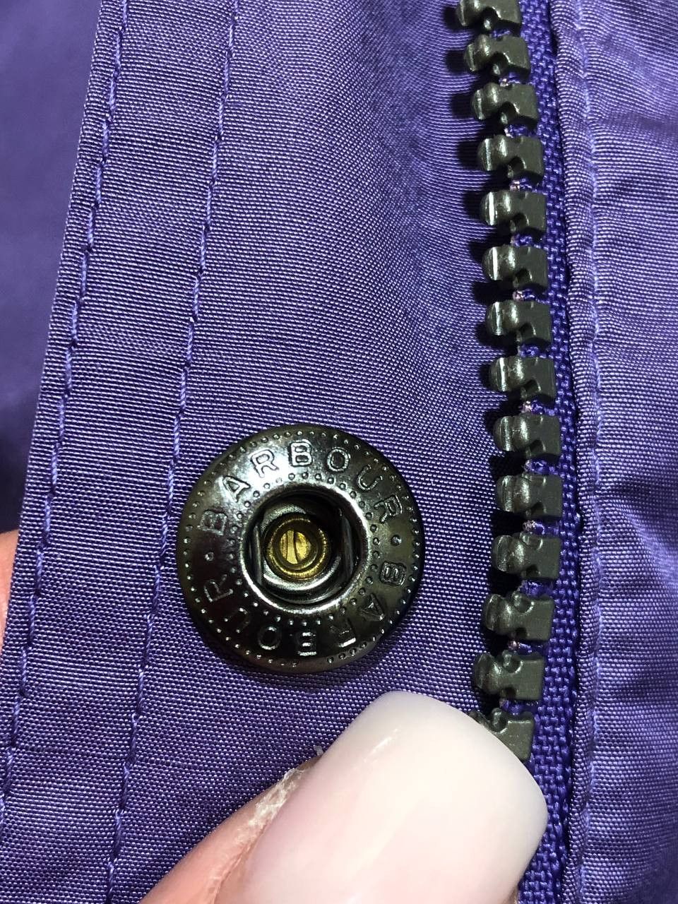 Barbour vintage purple Barbour jacket logo Y2K Streetwear Size M / US 6-8 / IT 42-44 - 8 Thumbnail