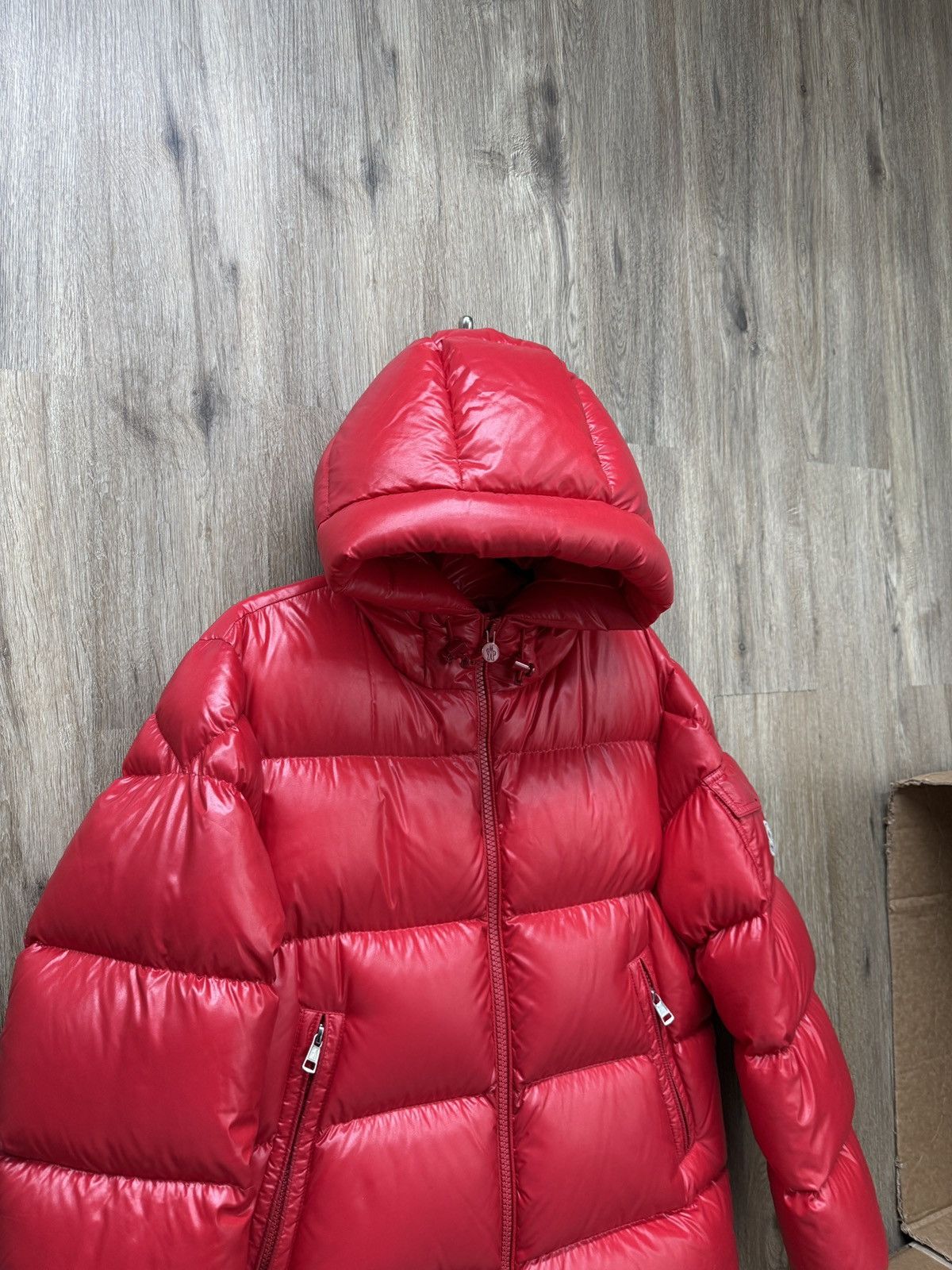 Moncler Moncler Red Maya Puffer Jacket Size US S / EU 44-46 / 1 - 2 Thumbnail