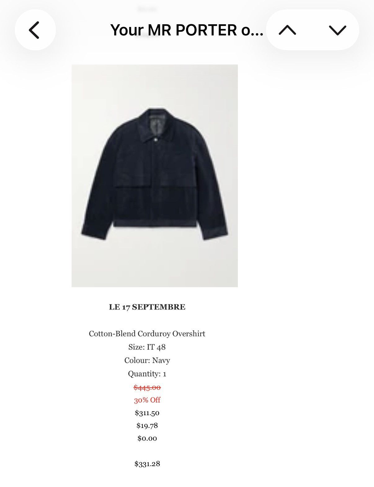 LE17SEPTEMBRE Le17Septembre Corduroy Cotton Jacket Navy Size US M / EU 48-50 / 2 - 7 Thumbnail
