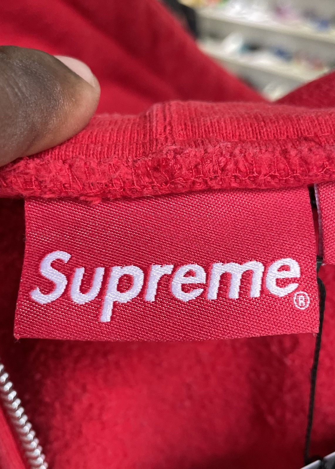 Supreme Supreme Reflective Small Box Zip Up Sweatshirt Size US M / EU 48-50 / 2 - 5 Thumbnail