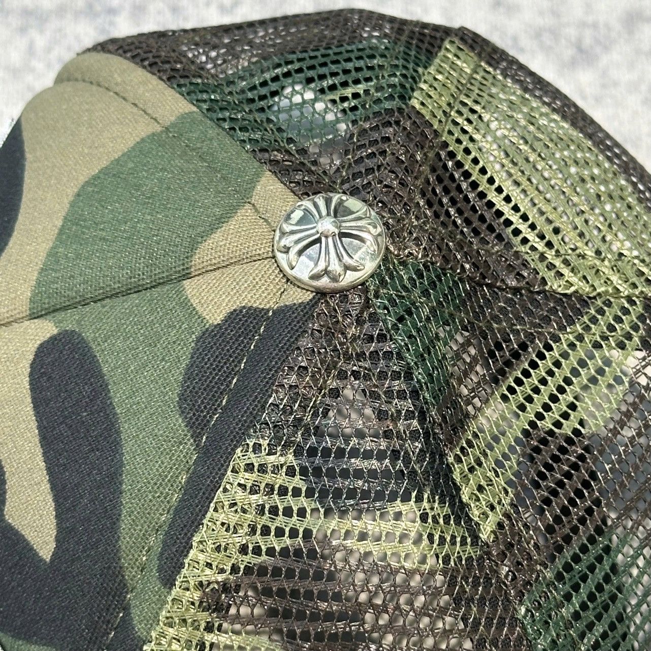 Chrome Hearts Chrome Hearts CH Hollywood Trucket hat camo Size ONE SIZE - 4 Thumbnail