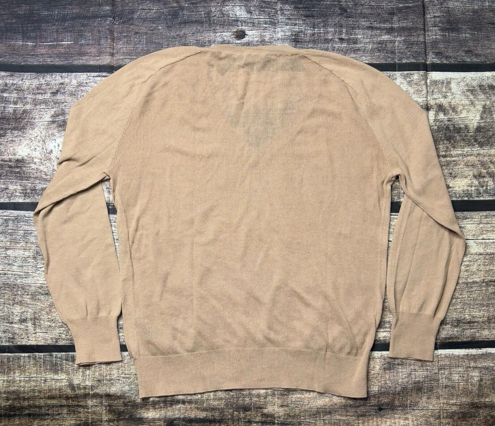 Alexander Wang T Alexander Wang Sweater Women's XS V-Neck Brown Cotton Size XS / US 0-2 / IT 36-38 - 3 Thumbnail