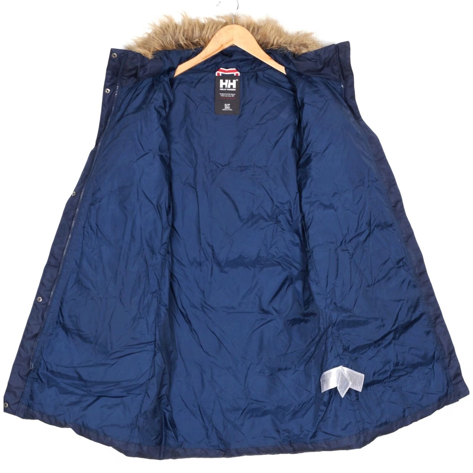 Helly Hansen HELly Hansen Aden Down Parka Jacket Women S Fur Hooded Puffer Waterproof Blue Coat Womens XS Size S / US 4 / IT 40 - 4 Thumbnail