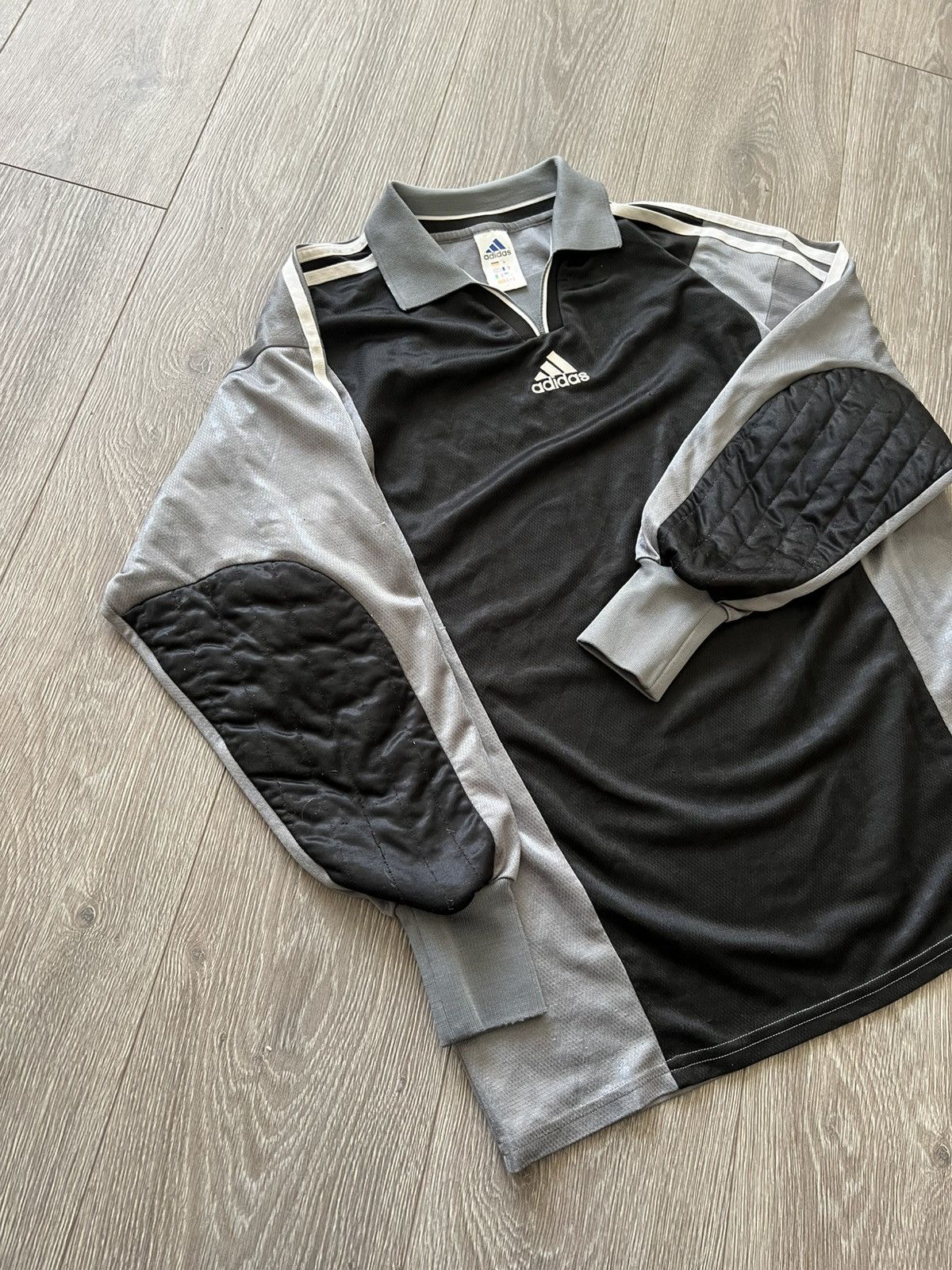 Adidas Vintage 90s Adidas Jersey Long Sleeve Soccer Football Size US M / EU 48-50 / 2 - 8 Thumbnail