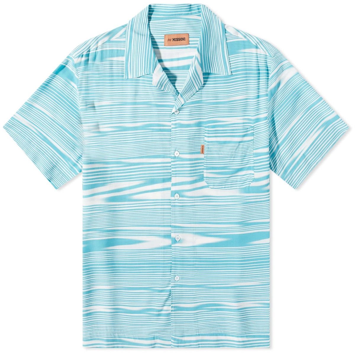 Missoni o1y0225 Striped Shirt in Blue/White Size US XS / EU 42 / 0 - 1 Thumbnail