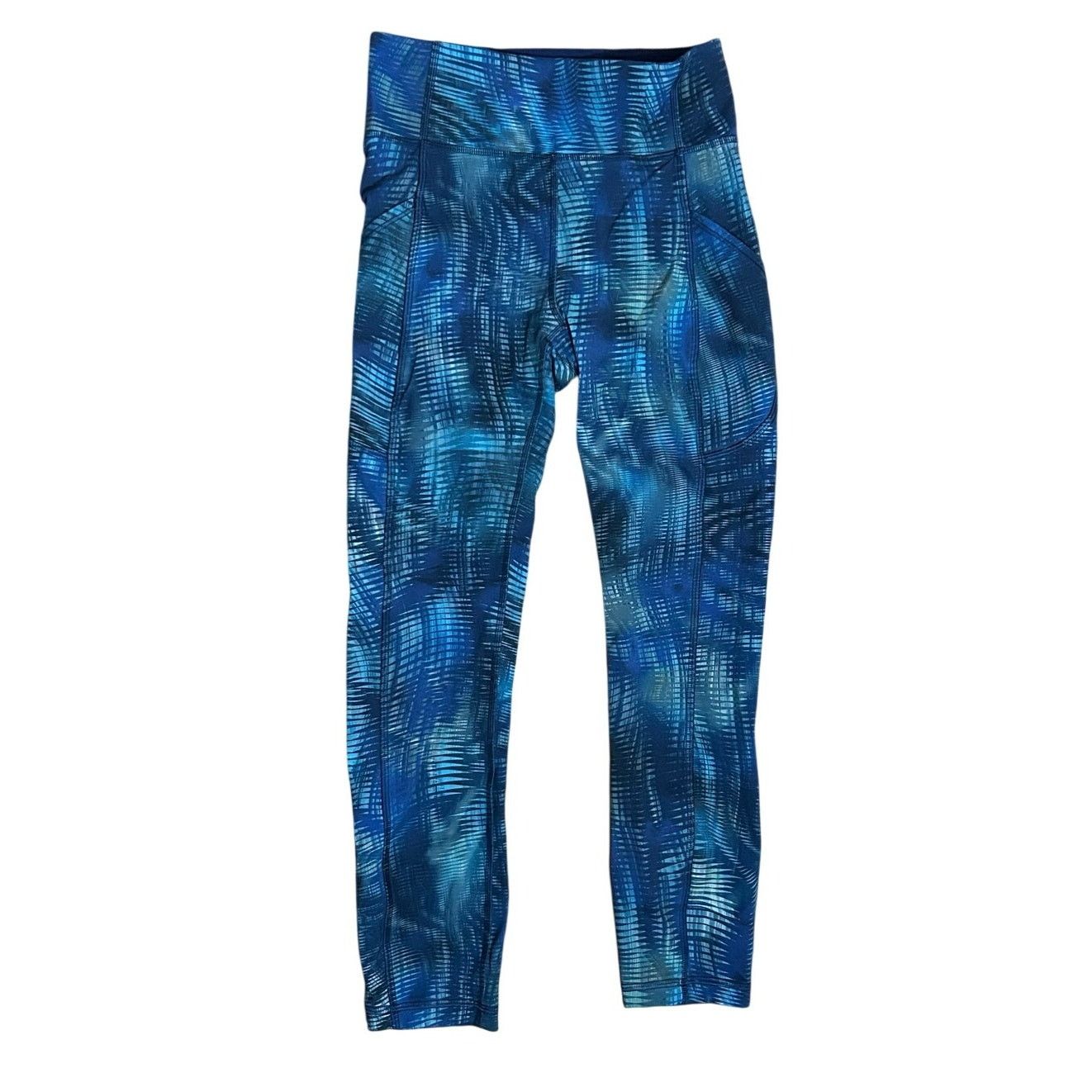 Lululemon Lululemon Wunder Train HR Pocket Legging Blue 4 Size 27" / US 4 / IT 40 - 1 Thumbnail