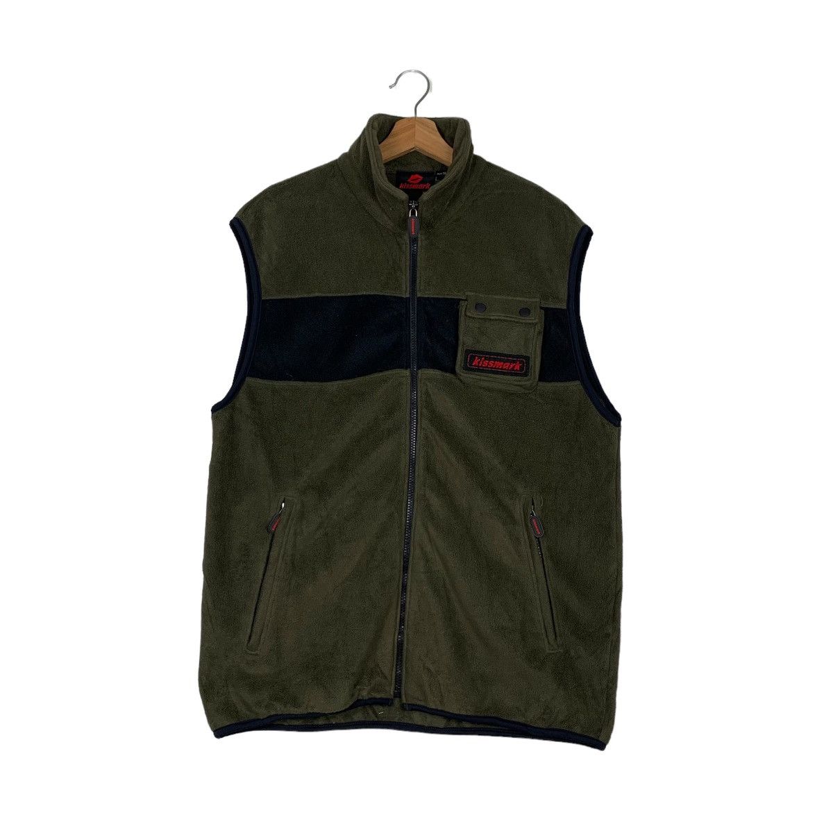 Japanese Brand KISSMARK Fleece Vest #0261-C12 Size US L / EU 52-54 / 3 - 1 Thumbnail