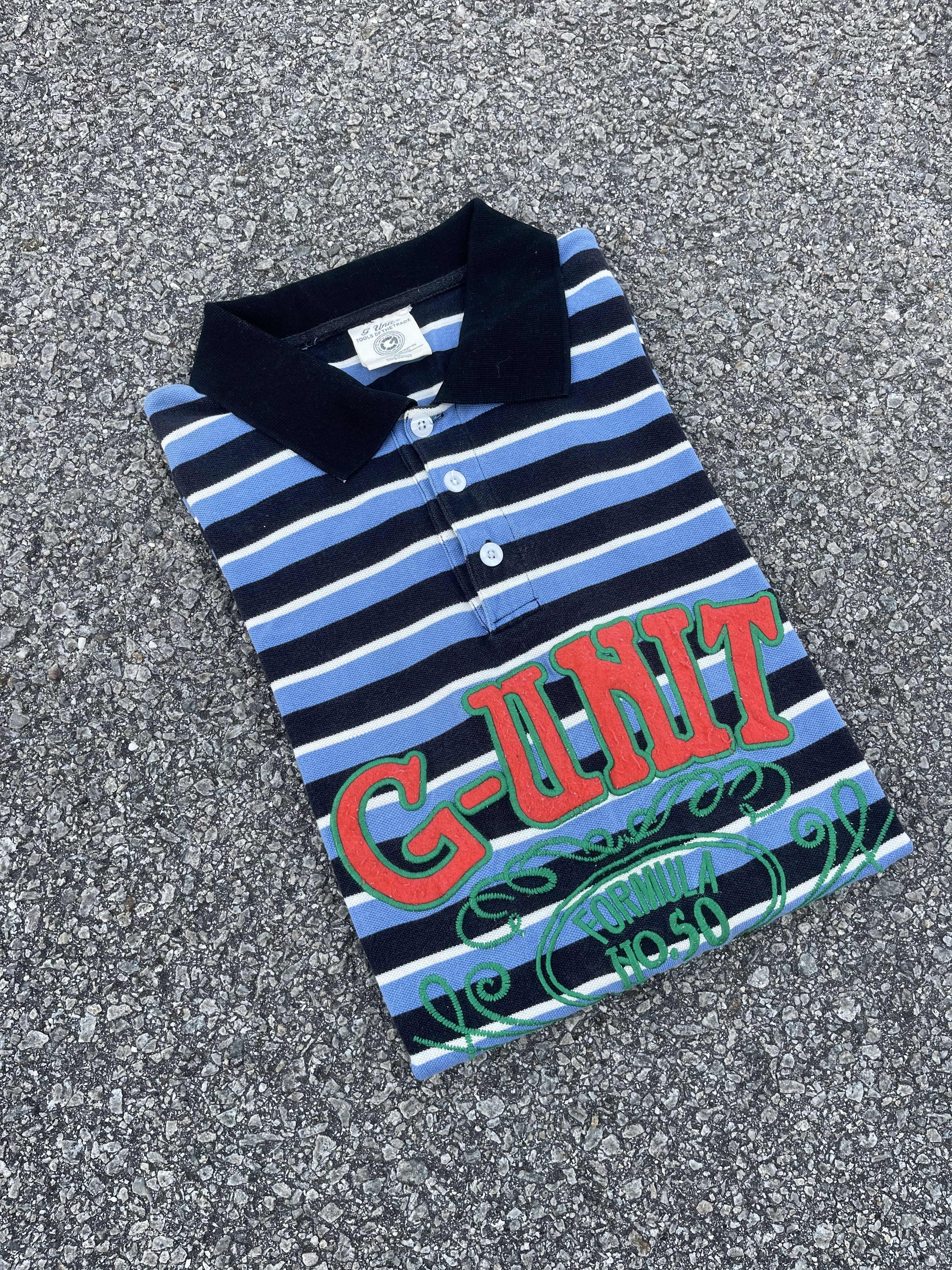 50 Cent × G-Unit × Rap Tees Vintage y2k G UNIT L/S Polo Shirt Size US XL / EU 56 / 4 - 1 Thumbnail