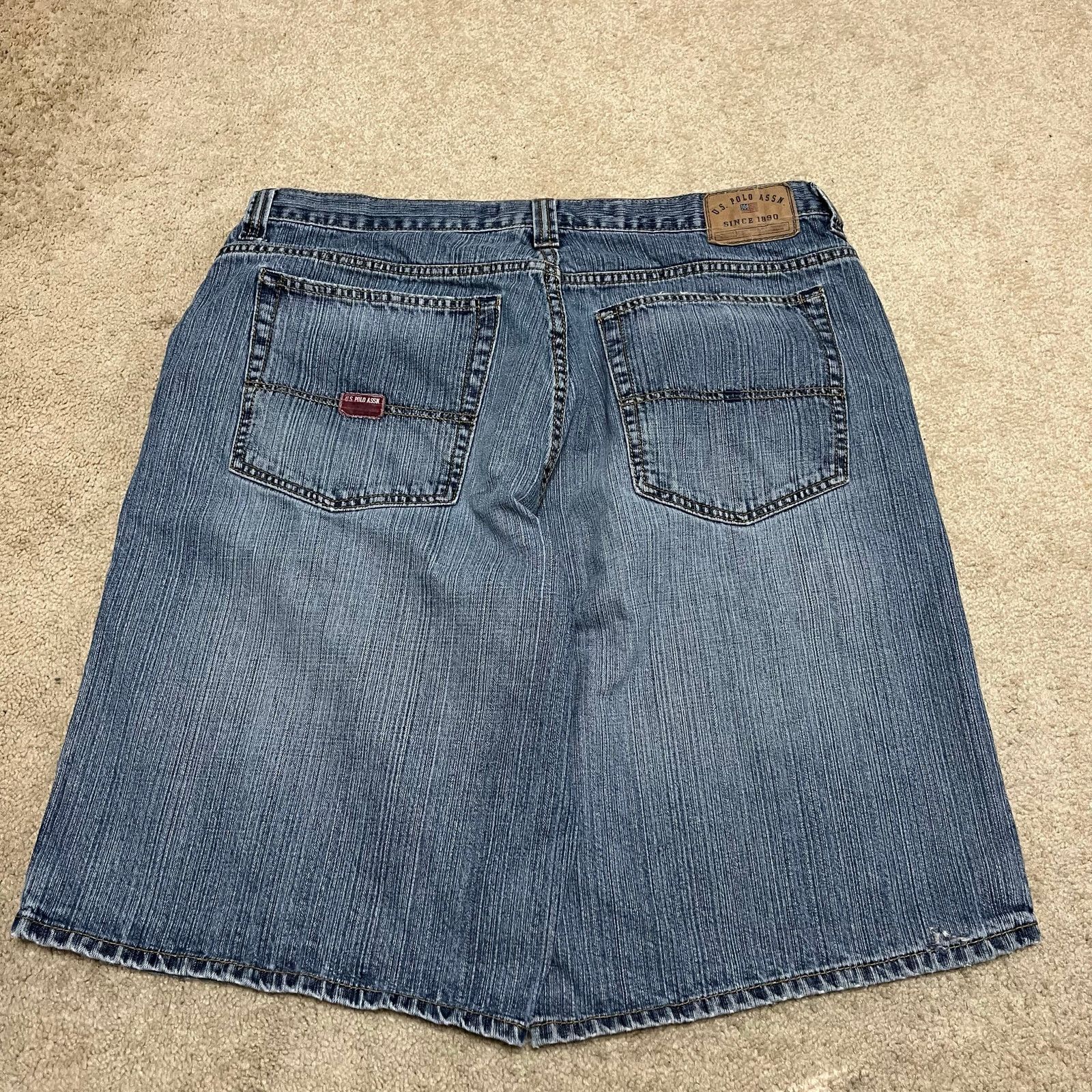 U.S. Polo Assn. U.S. Polo Assn Y2K Baggy Skater Hio Hop Jorts 38W Size US 38 / EU 54 - 2 Thumbnail