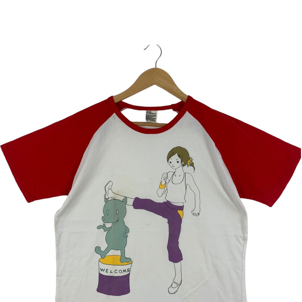 Designer Vintage ANIME KICKBOXING Y2K Manga Tee Shirt Size US M / EU 48-50 / 2 - 2 Thumbnail