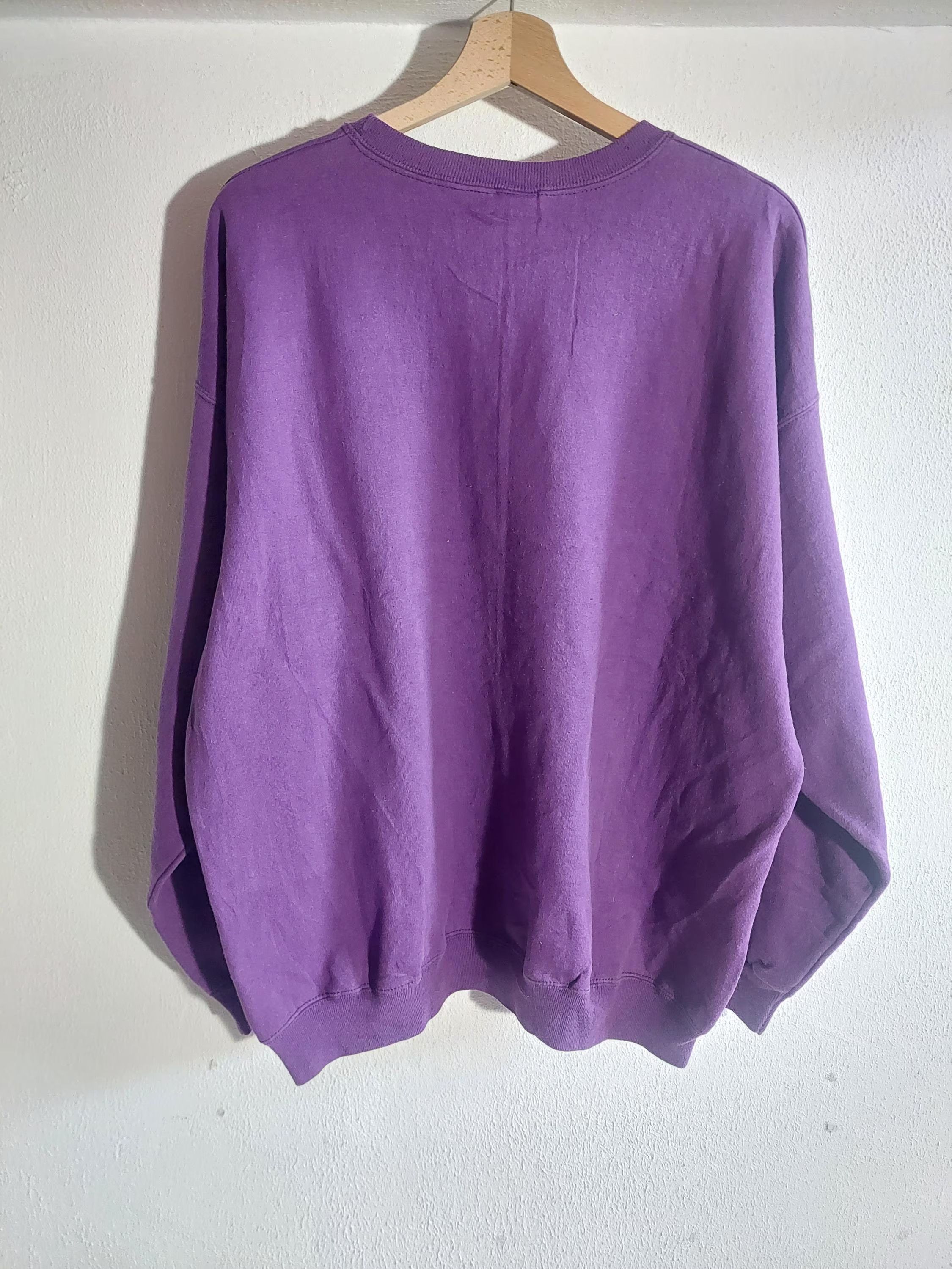 Champion Vintage Champion Purple Pullover Sweatshirt Size XL Size US XL / EU 56 / 4 - 7 Thumbnail