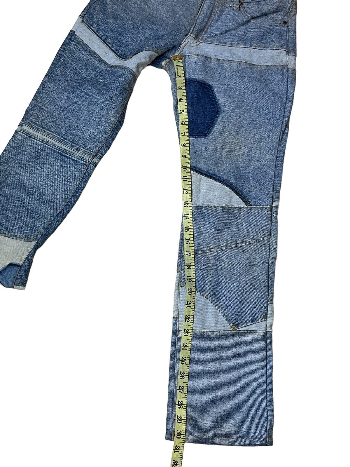 Japanese Brand SICK🔥JAPANESE PATCHWORK JEANS inspired hysteric glamour Size US 30 / EU 46 - 15 Thumbnail