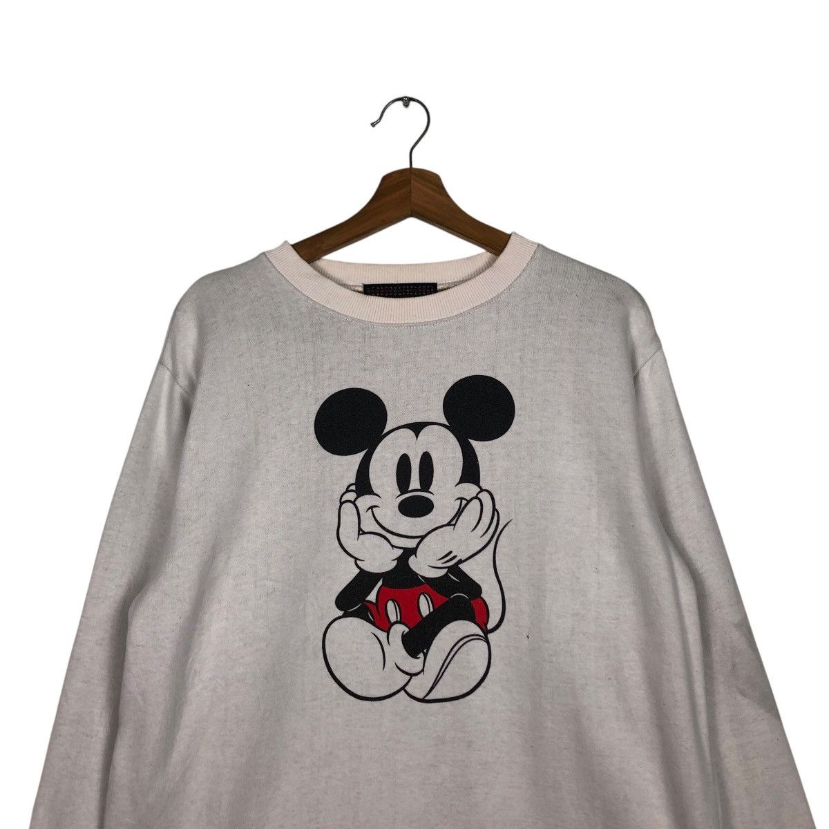 Japanese Brand × Mickey Mouse 📌Vintage Sweatshirt Crewneck Mickey Mouse Big Logo Size US M / EU 48-50 / 2 - 4 Thumbnail