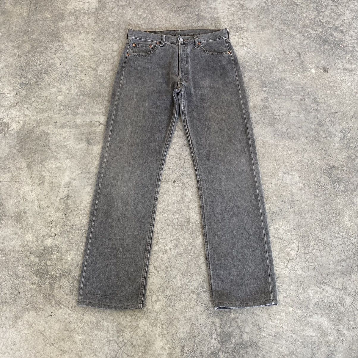 Levi's Vintage Late 90’s Levis 501 Ash Grey Jeans Size US 31 - 1 Thumbnail