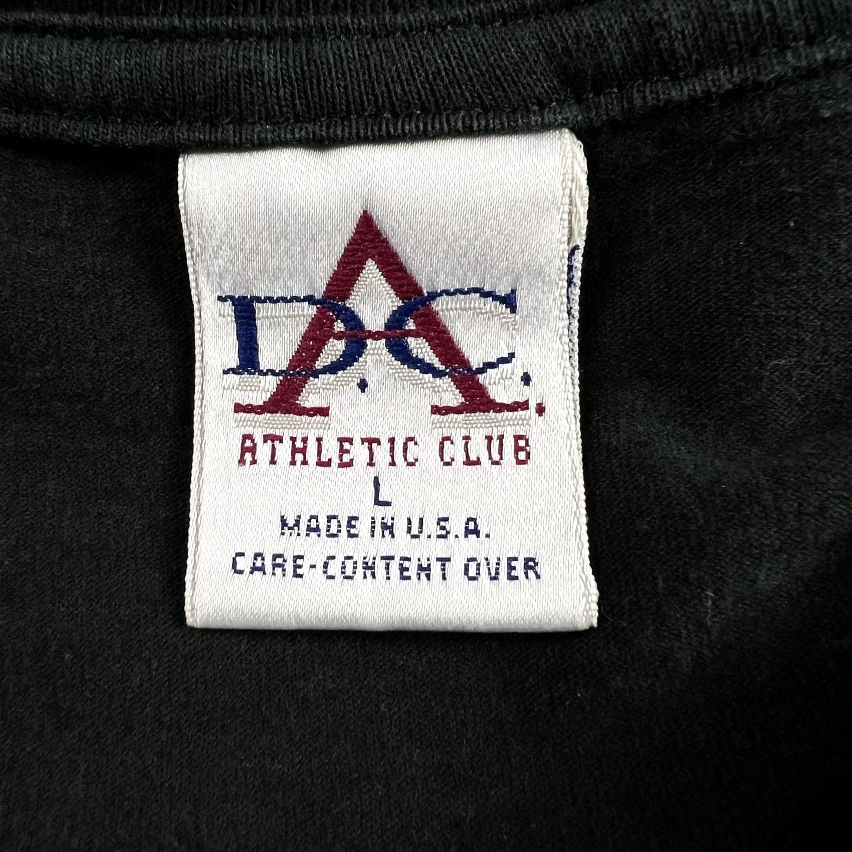 Russell Athletic VINTAGE Russell Athletic Henley T-shirt Men L Black 90s Logo Button Short Sleeve Shirt Size US L / EU 52-54 / 3 - 2 Thumbnail