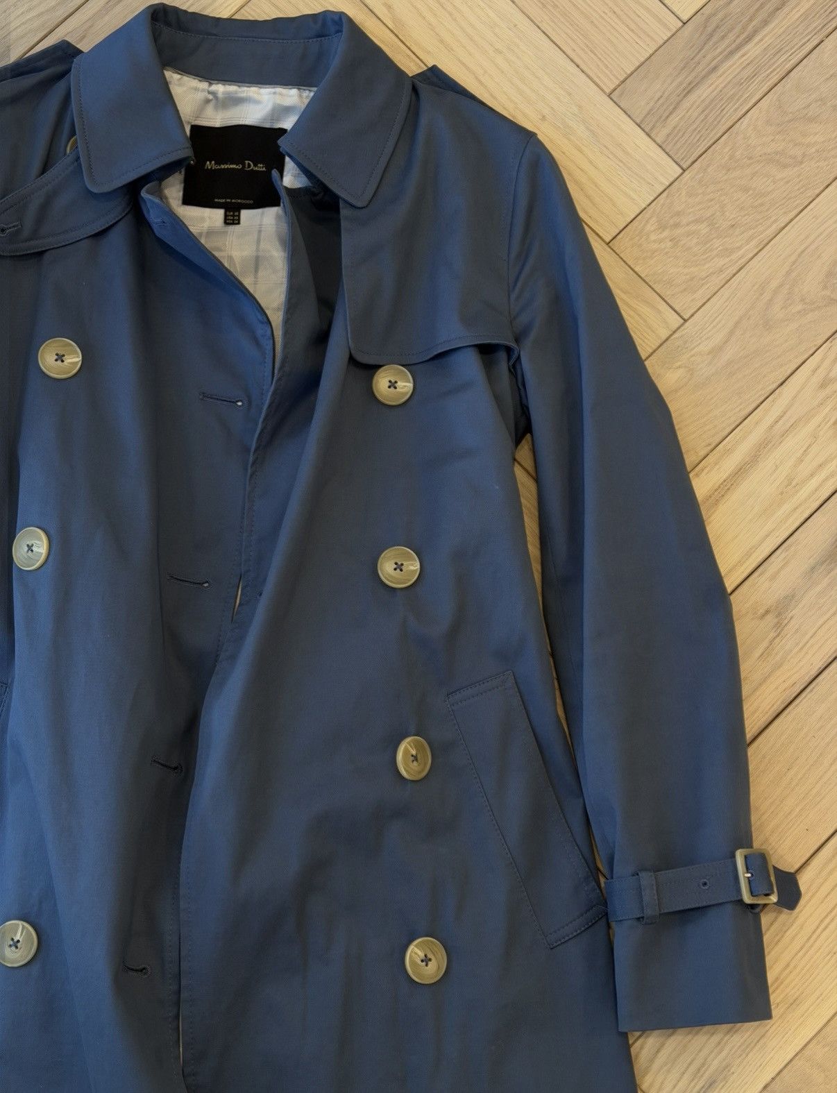 Massimo Dutti MASSIMO DUTTI TRENCH COAT WITH BELT Size XS / US 0-2 / IT 36-38 - 3 Thumbnail