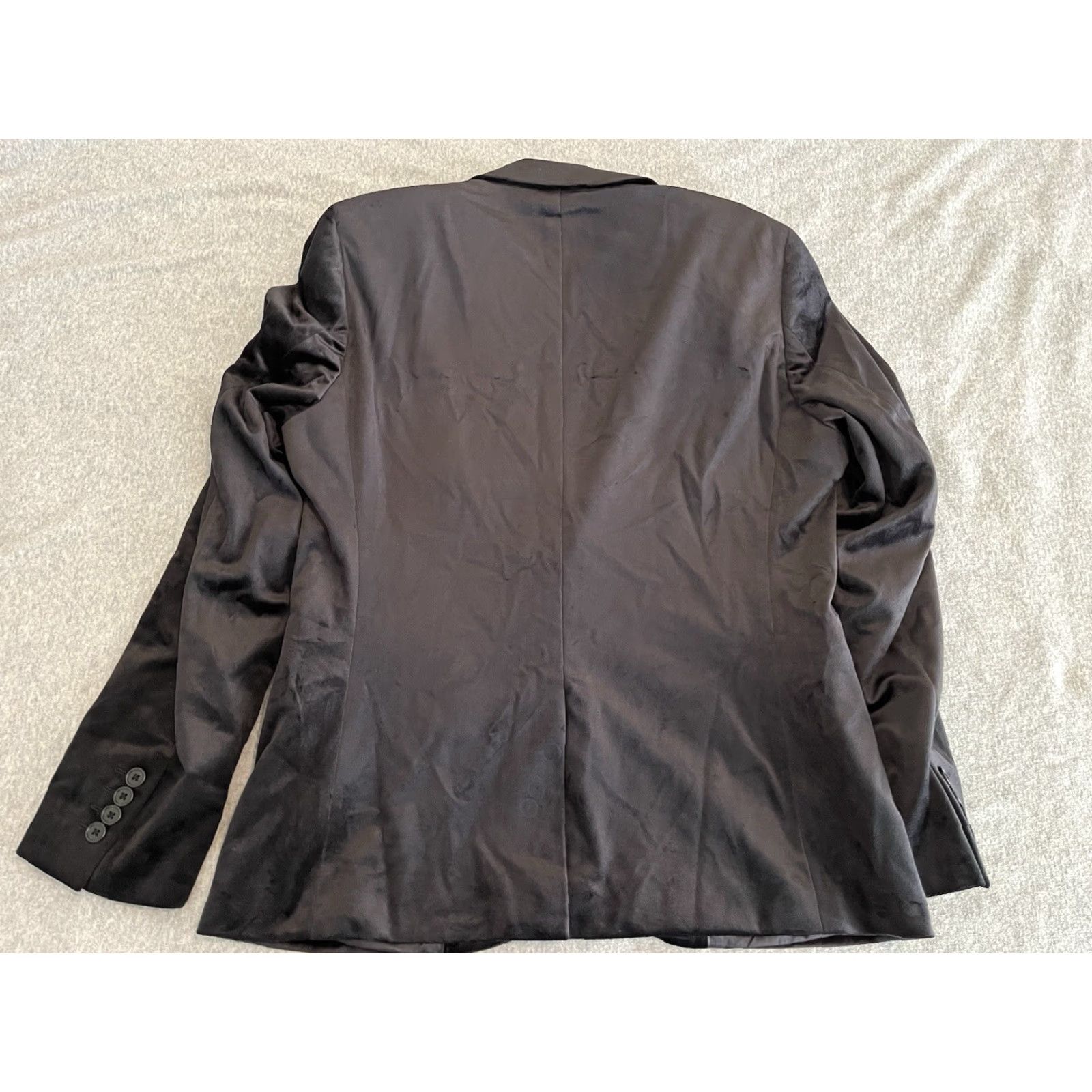 Guess GUESS Blazer Shirt Jacket Black Velvet Blazer Mens M NWT Velvet Blazer Sport Coat Fulham Black NWT Mens M Size 40R - 7 Thumbnail