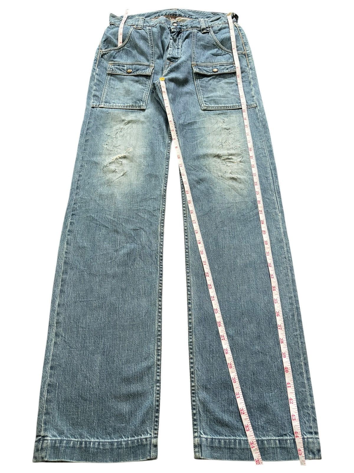 45rpm Vintage 45 Rpm Distress Loose Bush Pant Jeans Size US 30 / EU 46 - 7 Thumbnail