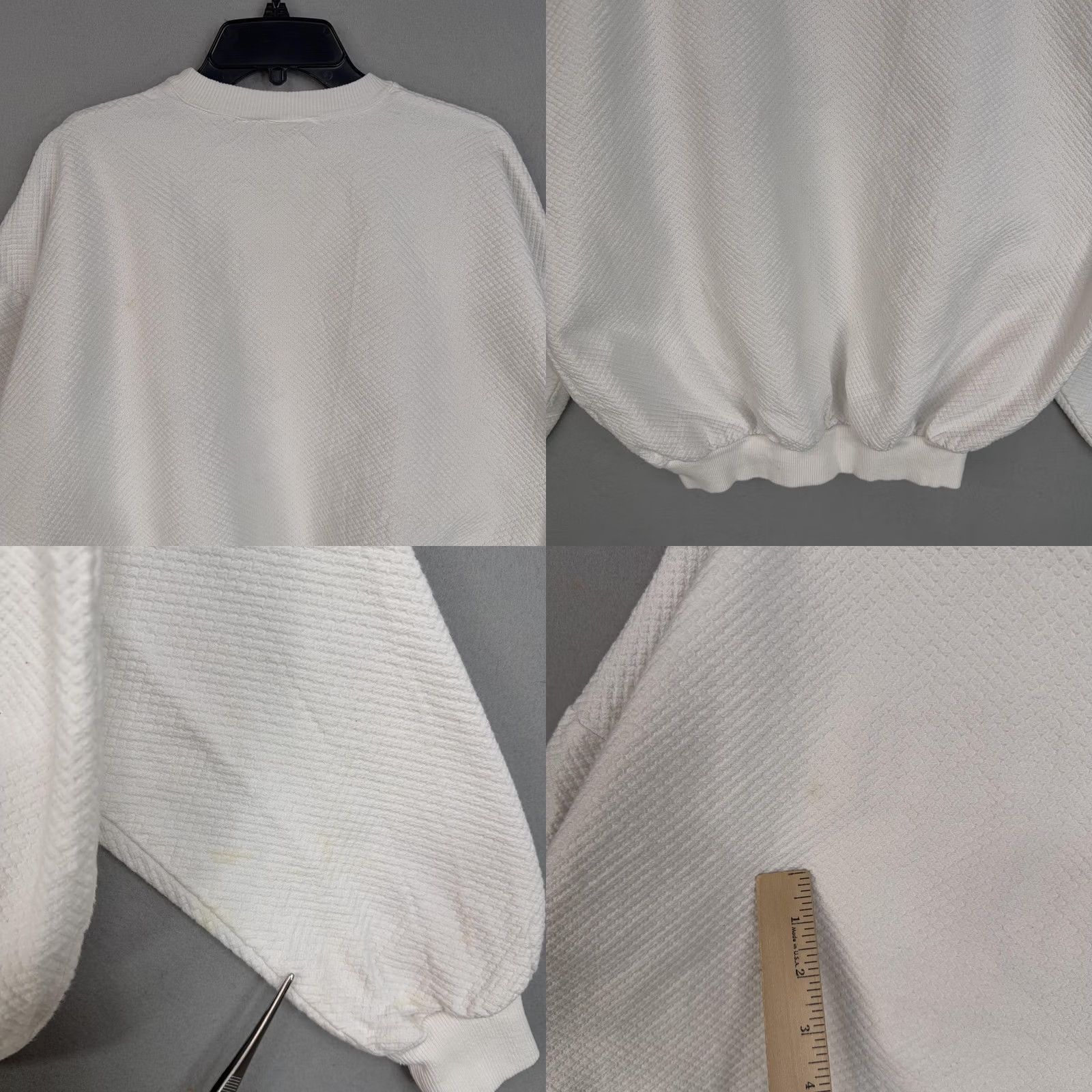 Vintage VINTAGE WEK San Francisco California Sweatshirt Adult 2XL White Embroidered 90s Mens pullover City Size US XXL / EU 58 / 5 - 8 Thumbnail