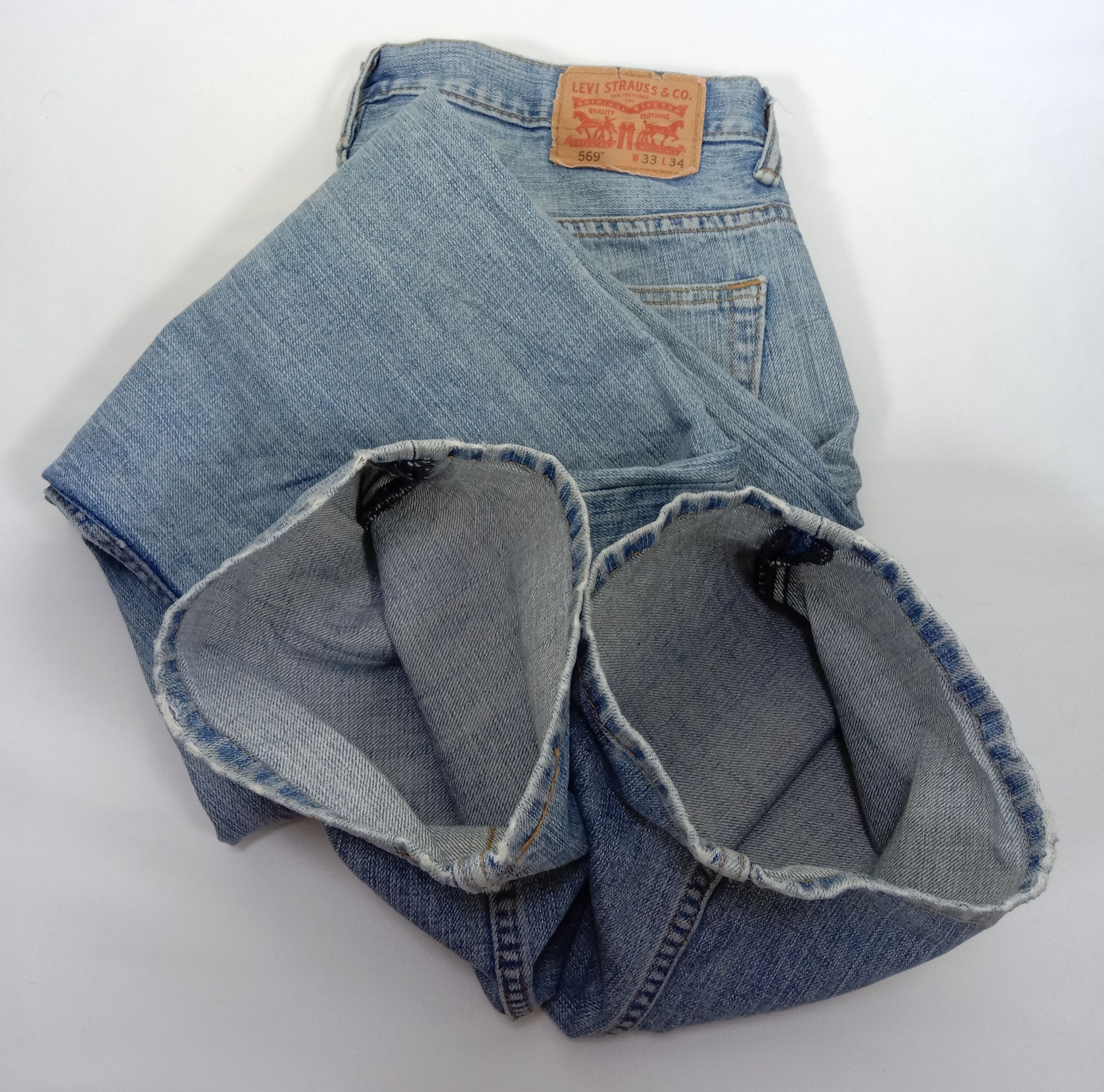 Levi's Vintage Levi's 569 Jeans Light Wash Loose Straight Denim Size US 33 - 15 Thumbnail