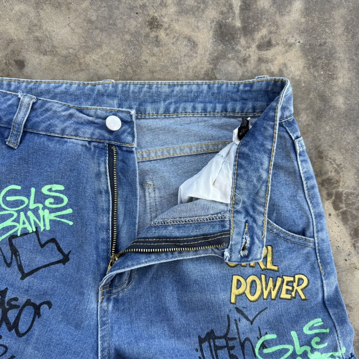 Japanese Brand VINTAGE JAPANESE WOMEN FADED JEAN DENIM CARGO PANTS Size US 30 / EU 46 - 6 Thumbnail