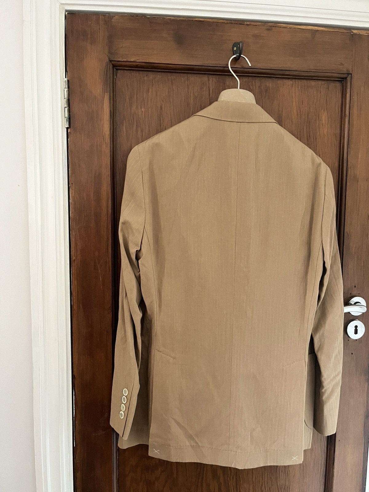 Brunello Cucinelli Brunello cucinelli light brown / tan wool-linen size 38/it48 Size 38R - 8 Thumbnail