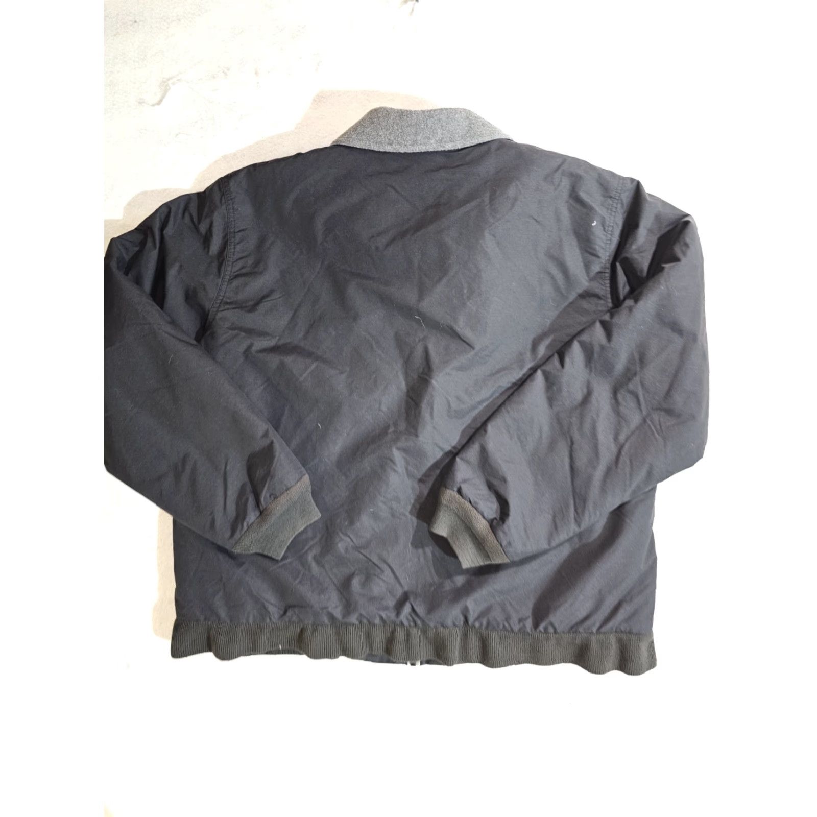 Vintage VINTAGE L.L. Bean Jacket Bomber Style Winter Fleece Lined Men's Large Black Zip Coat/Coat Size US L / EU 52-54 / 3 - 7 Thumbnail