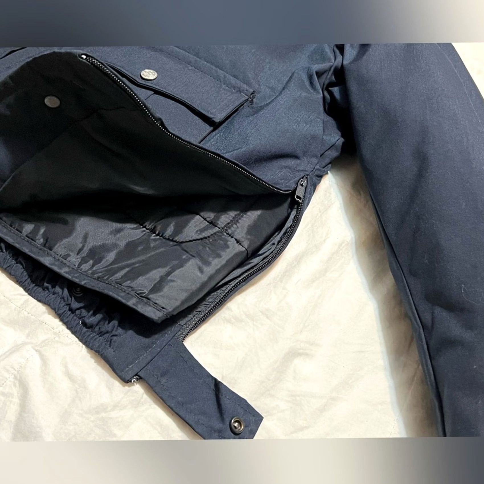 Vintage VINTAGE i.spiewak Police Security Duty Jacket THINSULATE SZ 48 MADE IN USA Men Nylon Blue Military Jacket 48 Mens Size US M / EU 48-50 / 2 - 7 Thumbnail