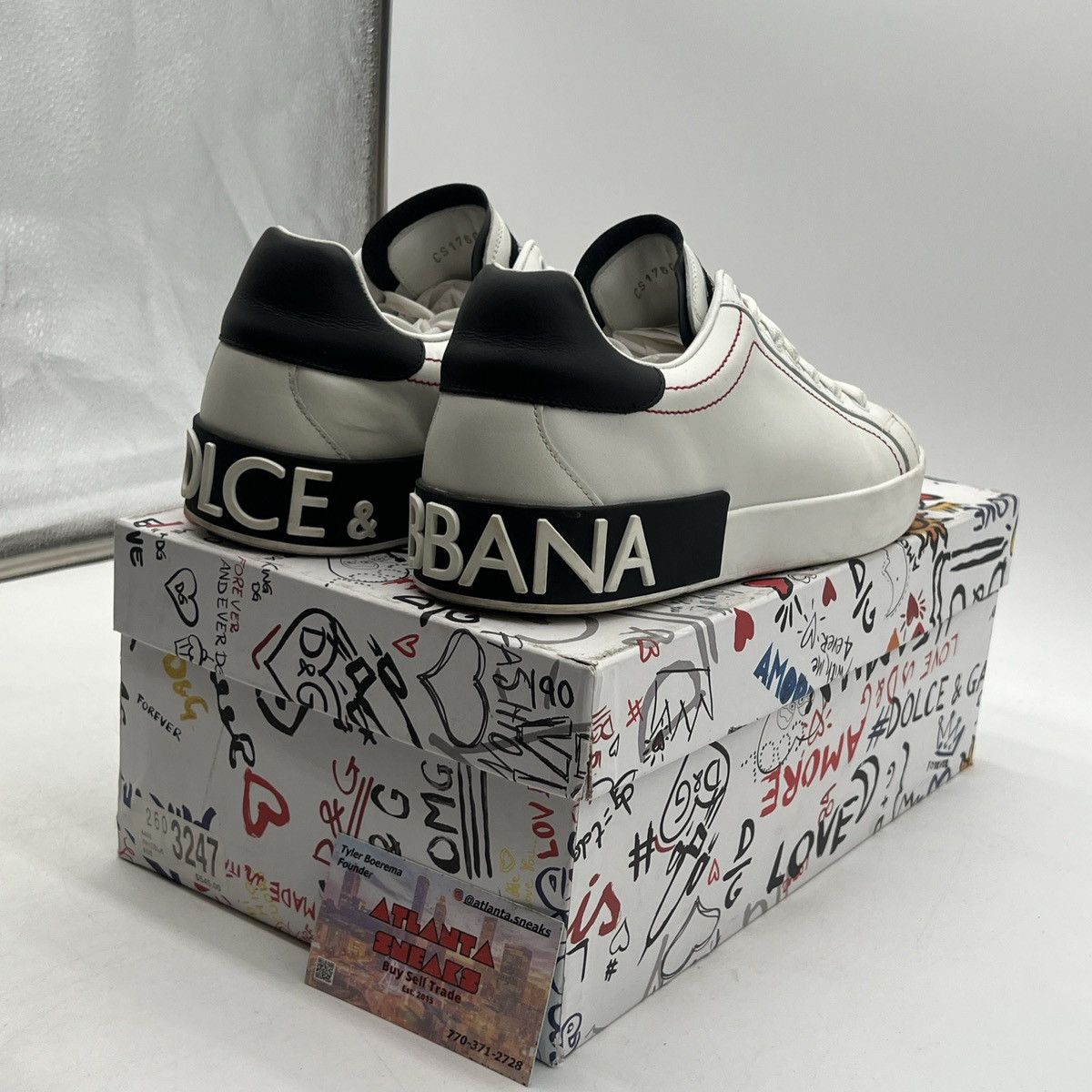 Dolce & Gabbana Dolce&Gabbana Low White blueberry Size US 8 / EU 41 - 5 Thumbnail