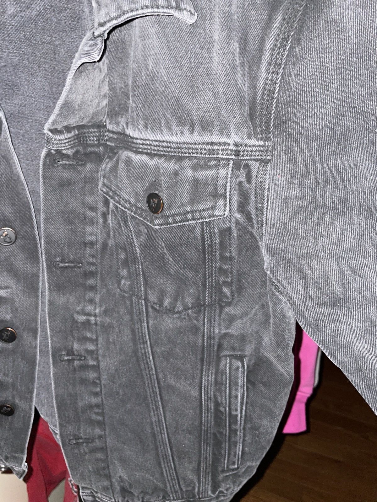 Off-White Off-White Denim Distressed Jacket 'Black' Size US M / EU 48-50 / 2 - 5 Thumbnail