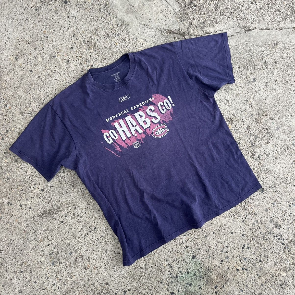 Starter × Vintage Montreal Canadiens Vintage Blue Starter T-Shirt Tee Size US XL / EU 56 / 4 - 2 Thumbnail