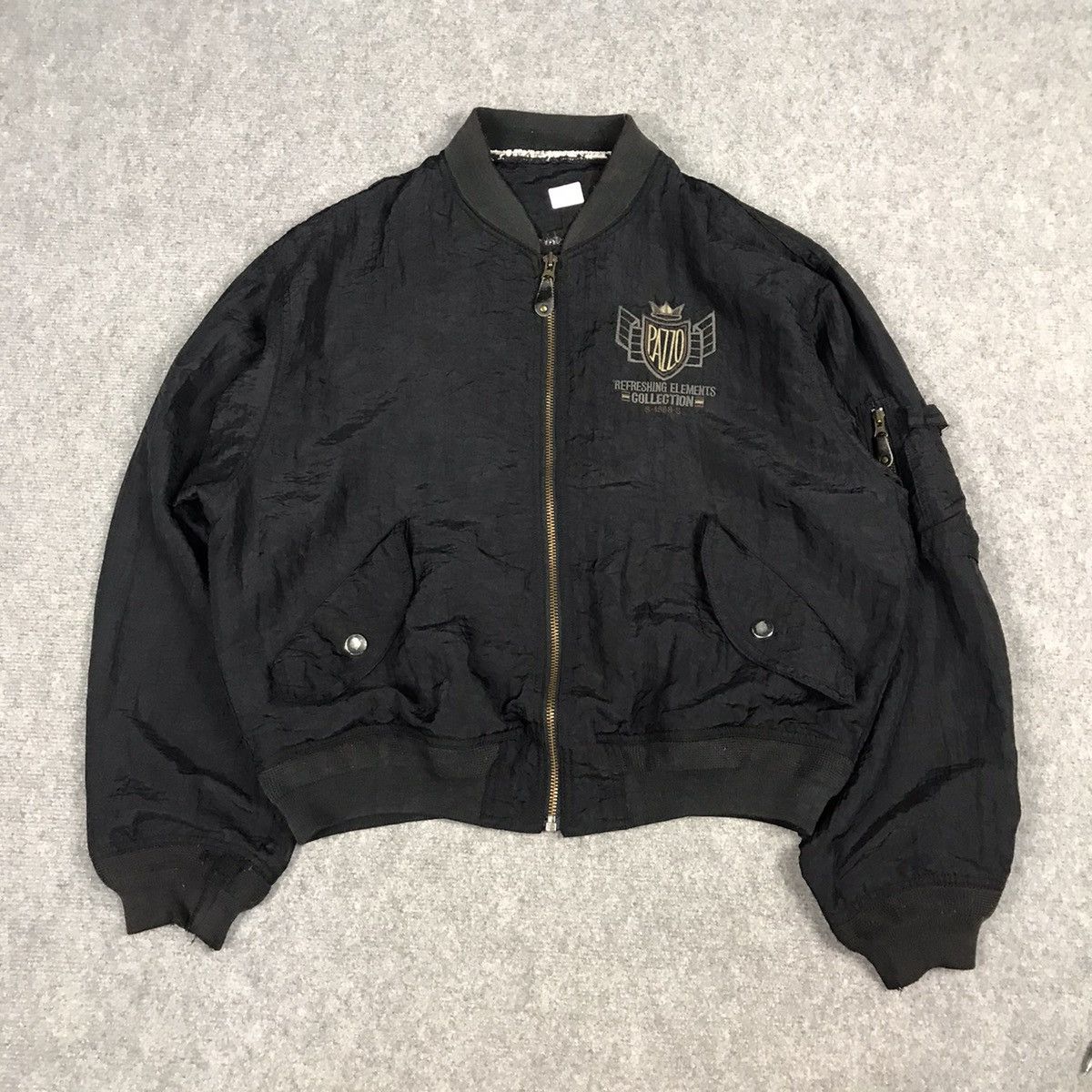 Japanese Brand PAZZO CLUB JAPANESE EMBROIDERY LOGO MA-1 STYLE JACKET Size US M / EU 48-50 / 2 - 2 Thumbnail