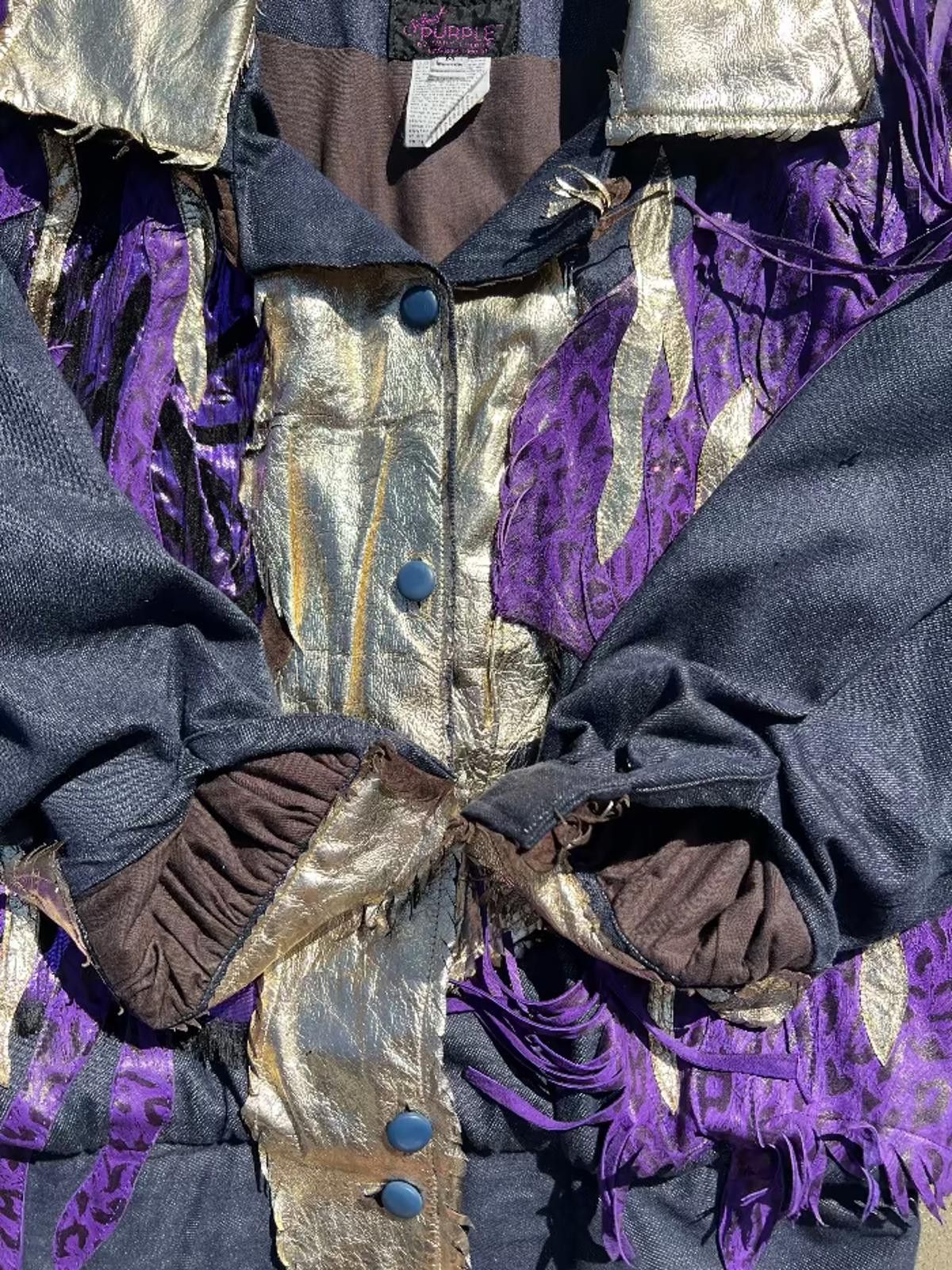 Other 1980s “Sellerof Purple” designer coat by Jody Lindsey Size M / US 6-8 / IT 42-44 - 8 Thumbnail