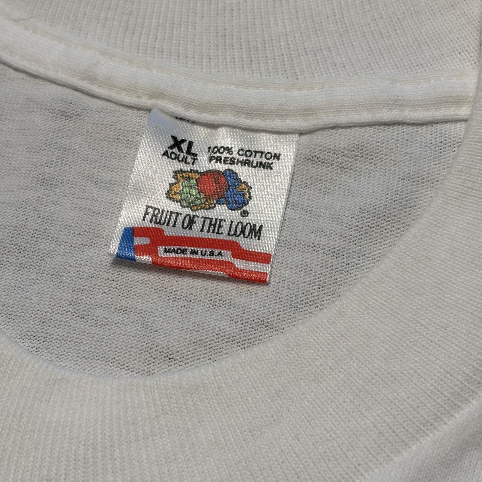 Vtg Fruit Of The Loom They Were Here First Shirt XL Animals