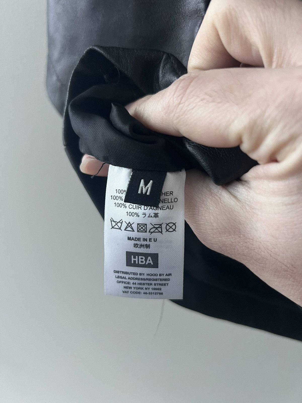 Hood By Air Leather Cropped Polo Size M / US 6-8 / IT 42-44 - 4 Thumbnail