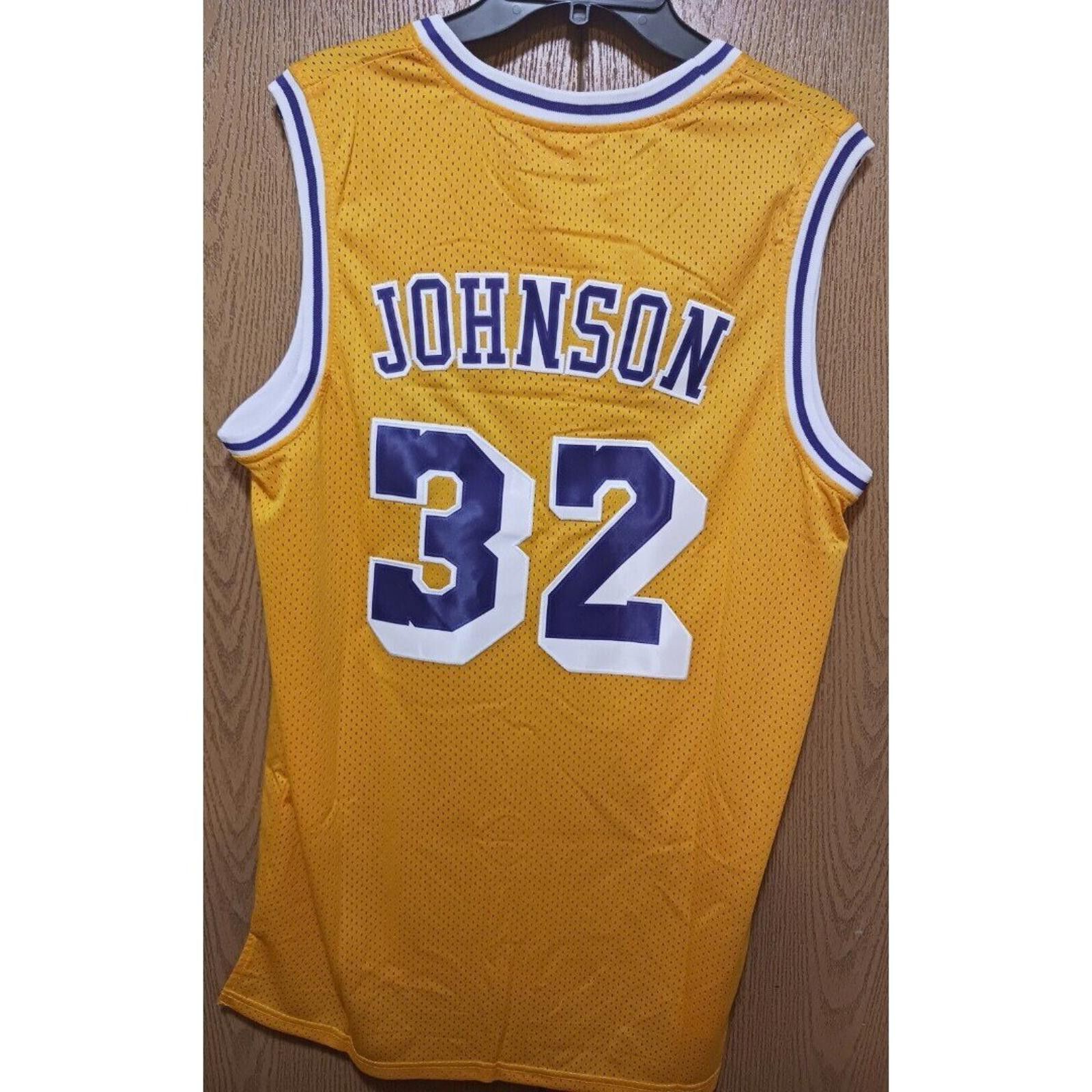 Mitchell & Ness Magic Johnson (Mitchell/Ness)-(Lakers)-(1984-85)-$100 Size ONE SIZE - 9 Thumbnail