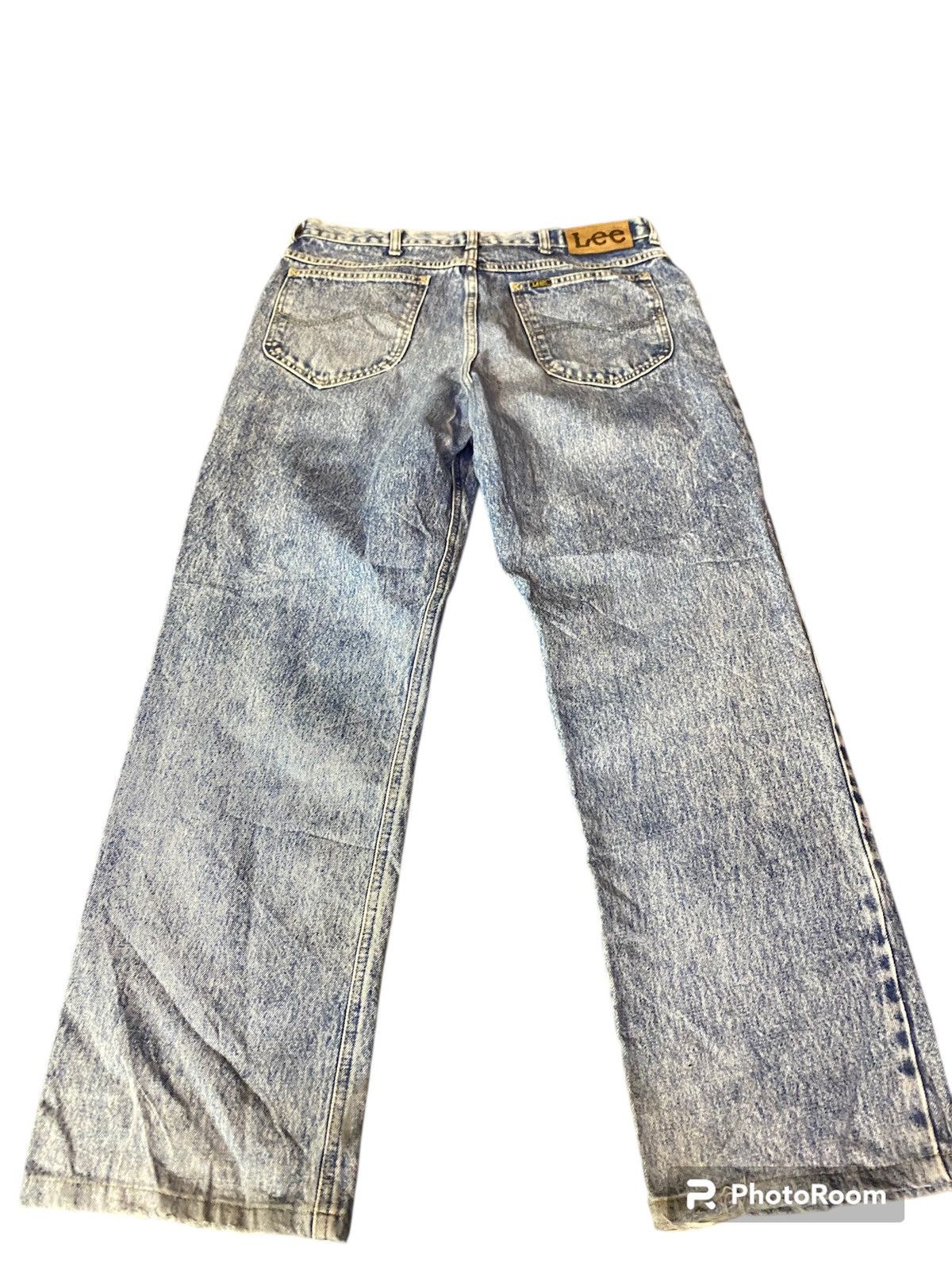Lee Lee Riders vintage acid wash Size US 33 - 2 Thumbnail