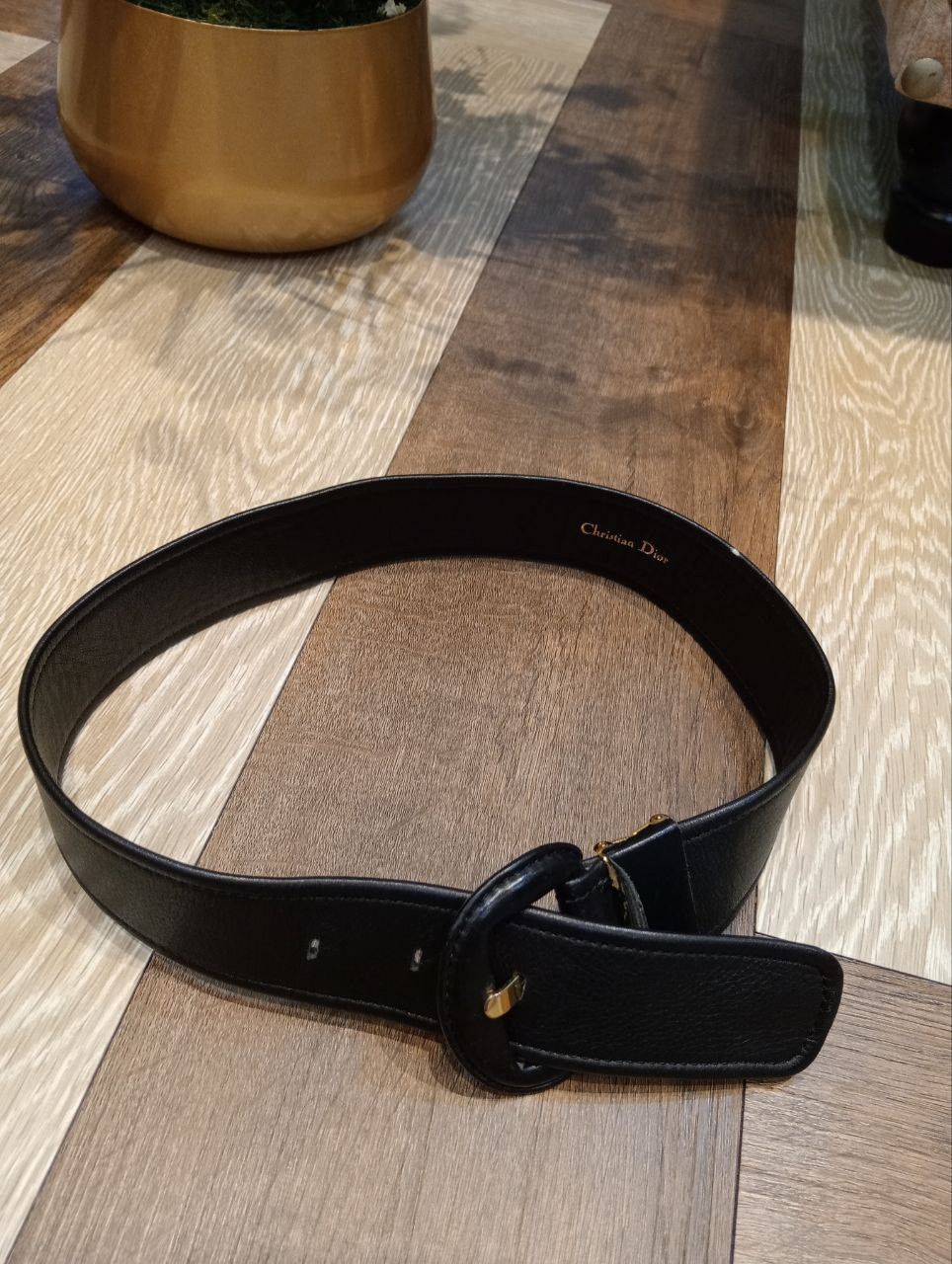 Christian Dior Monsieur CHRISTIAN DIOR LEATHER BELT Size ONE SIZE - 5 Thumbnail