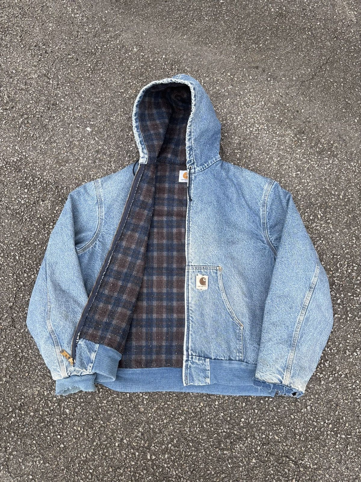 Carhartt Vintage 90’s Rare Made In USA JB1198 Carhartt Active Jacket Size US XL / EU 56 / 4 - 4 Thumbnail