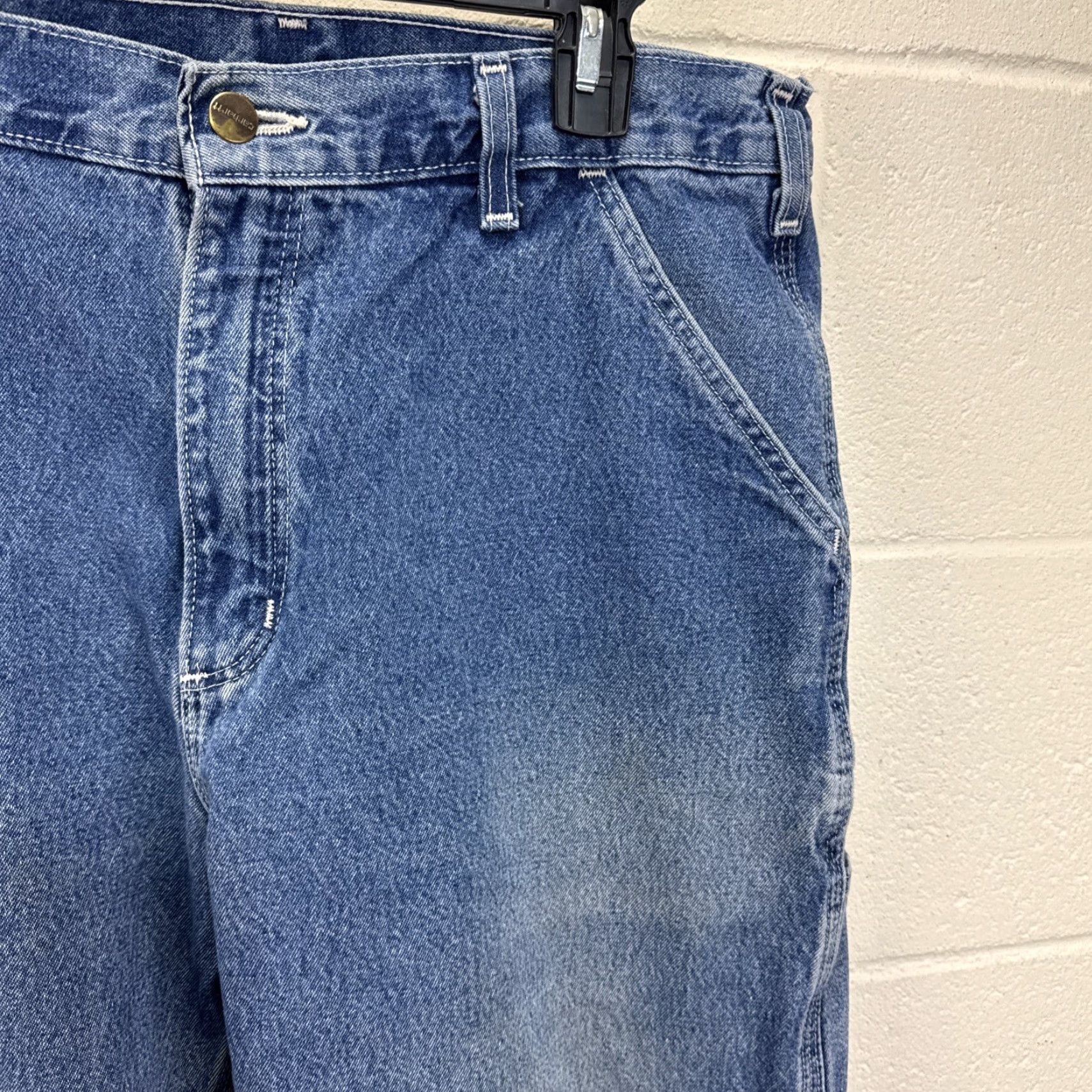 Carhartt Carhartt Jeans Men’s 34x30 B13 DP S Loose Original Fit Denim Blue Size US 34 / EU 50 - 3 Thumbnail