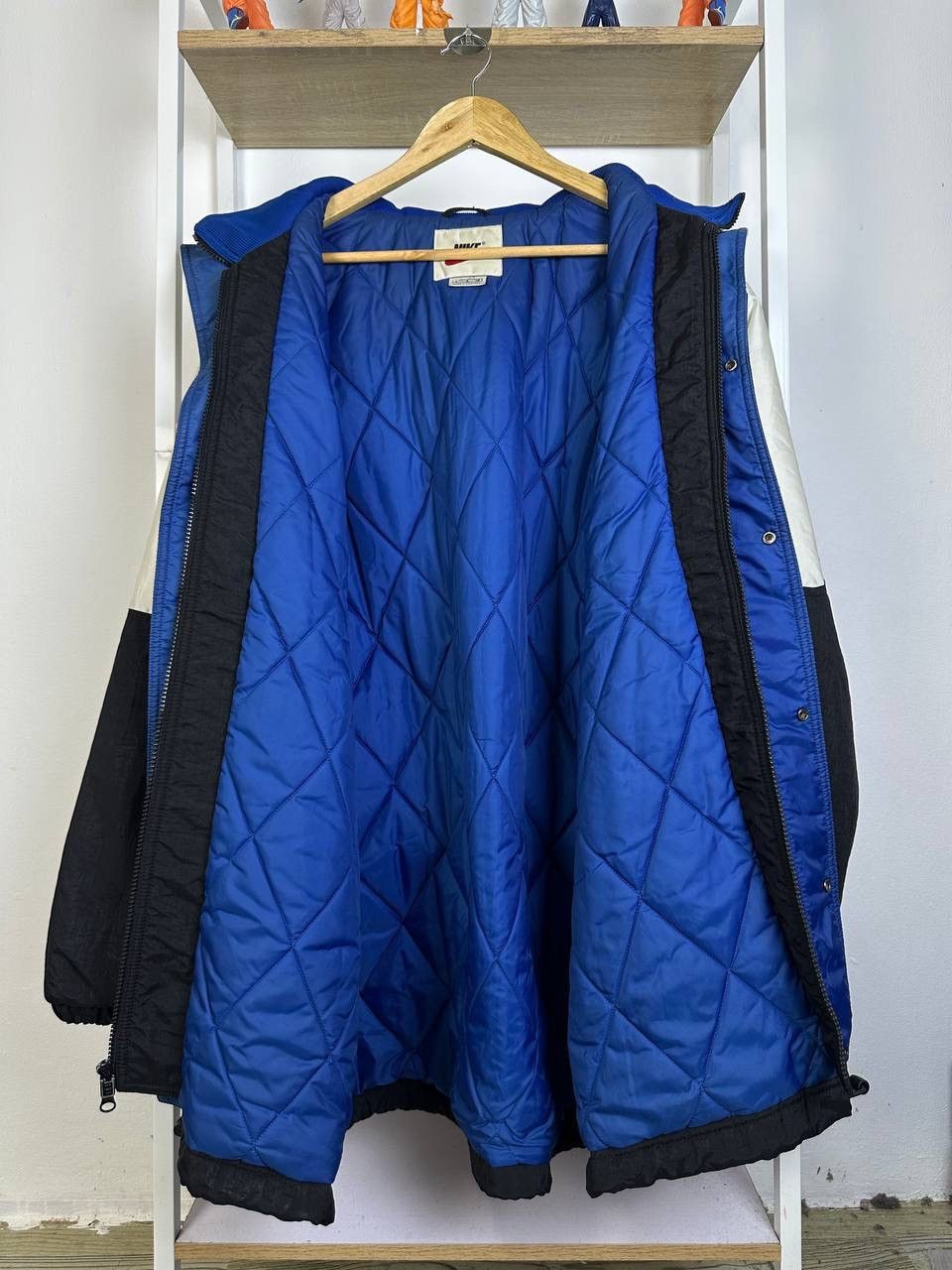 Nike × Vintage RARE VINTAGE NIKE LONG JACKET NICE DESIGN Size US L / EU 52-54 / 3 - 7 Thumbnail