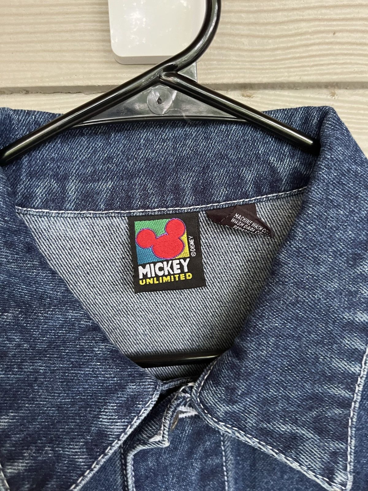 Disney 90s DEADSTOCK Mickey Mouse Denim Janet Size US L / EU 52-54 / 3 - 7 Thumbnail