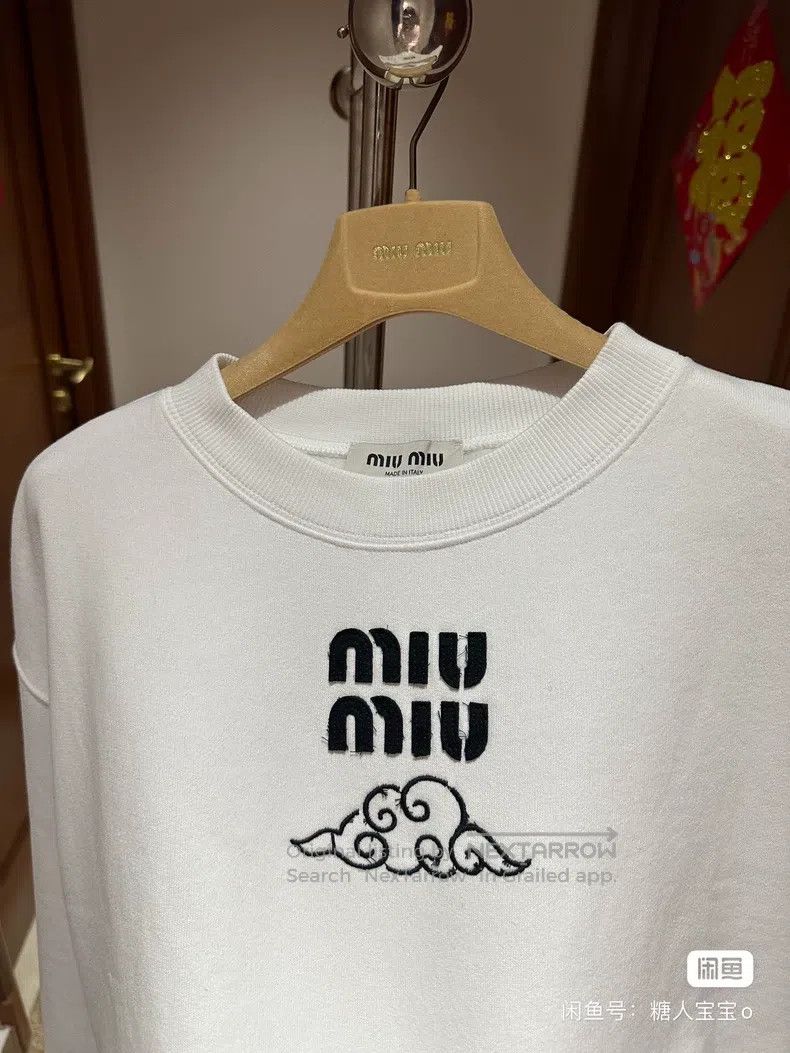 Miu Miu Miu Miu Size s Sweatshirts Size S / US 4 / IT 40 - 3 Thumbnail